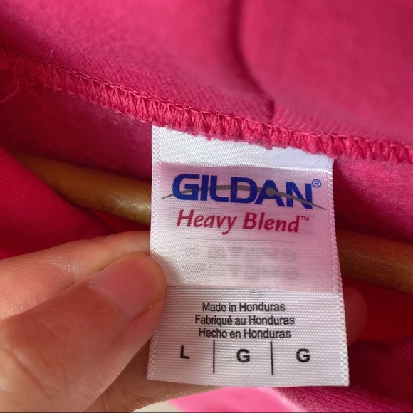 Vintage gildan Maryland state pink hoodie - Picture 4 of 4
